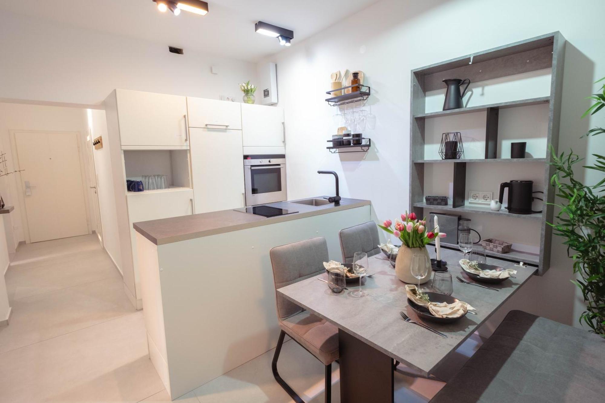 Tanic Deluxe Apartment Garden Central Industrial Fair ดุสเซลดอร์ฟ ภายนอก รูปภาพ